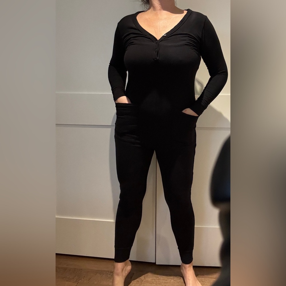 Smash & Tess Black Long Sleeve Romper - Picture 5 of 9